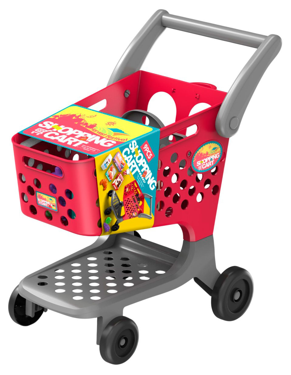 

Набор игровой Корзина с покупками, 9 предметов