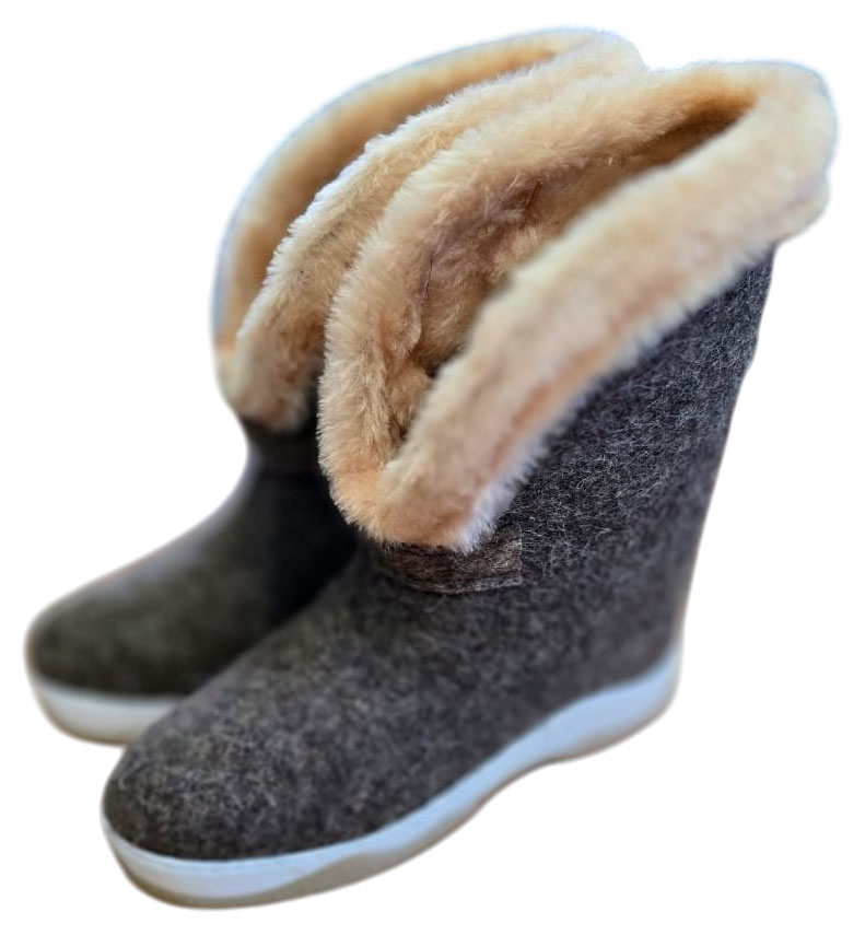 

Сапоги женские Ярославские валенки войлочные облегченные Капризка