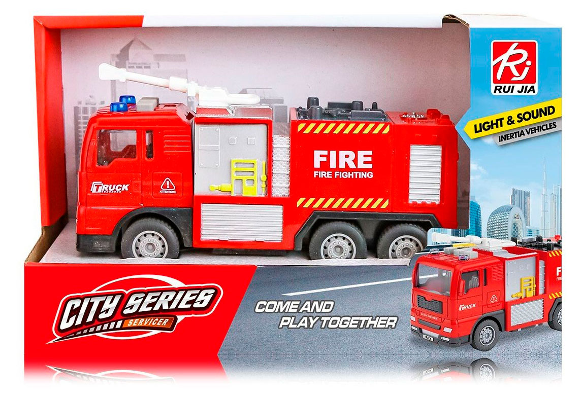 

Машина фрикционная со светом и звуком красная, 1 шт в ассортименте