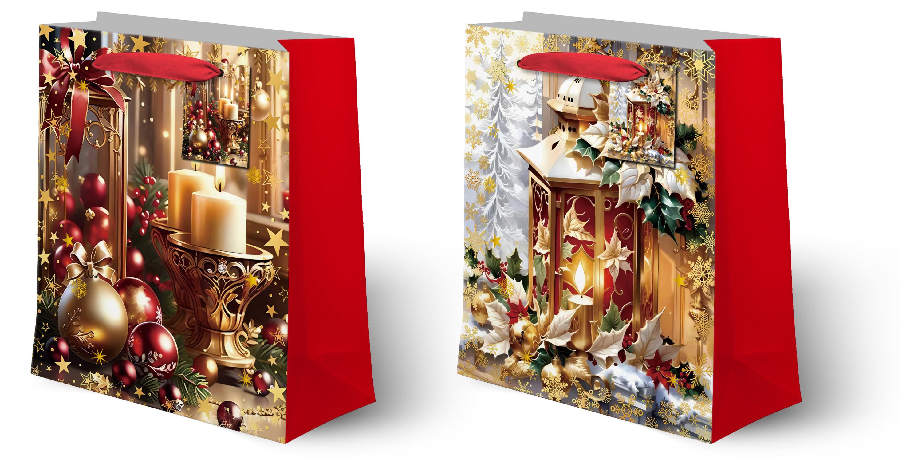 Изображение товара Подарочный пакет Настроение 26х32х10 см из плотного картона с фольгой и ламинированием