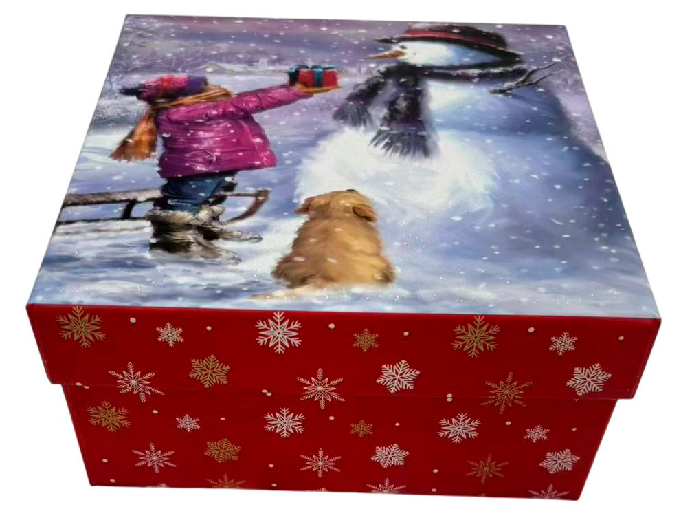 Изображение товара Подарочная коробка 20x20x9,5 см из бумаги, картона и фольги