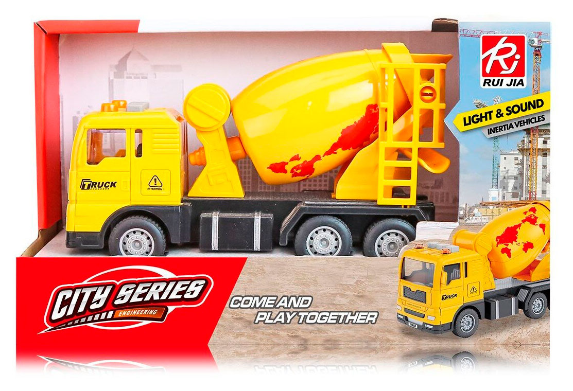 

Машина фрикционная со светом и звуком желтая, 1 шт в ассортименте