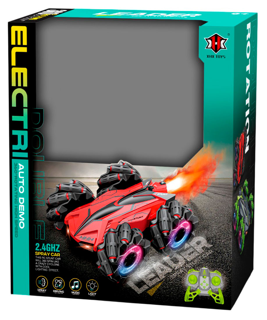 Изображение товара Радиоуправляемая трюковая машинка 1:18 со светом и звуком для мальчиков