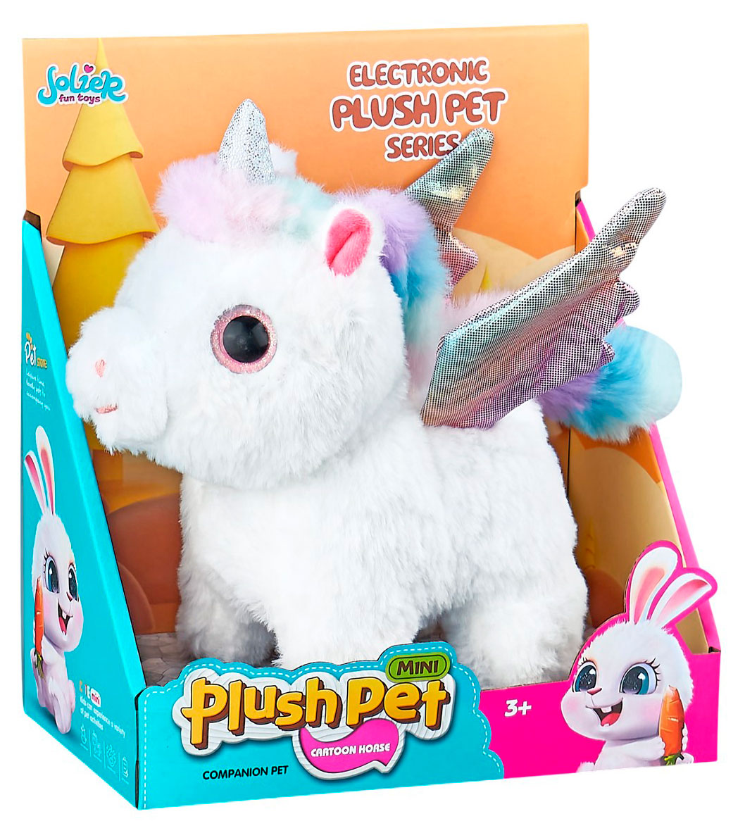 Изображение товара Мягкая интерактивная игрушка Единорожка для детей от 3 лет с движением и звуком