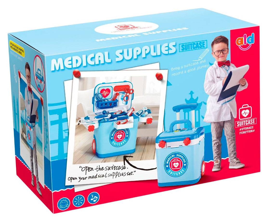 

Набор игровой Доктор со светом и звуком, 19 предметов