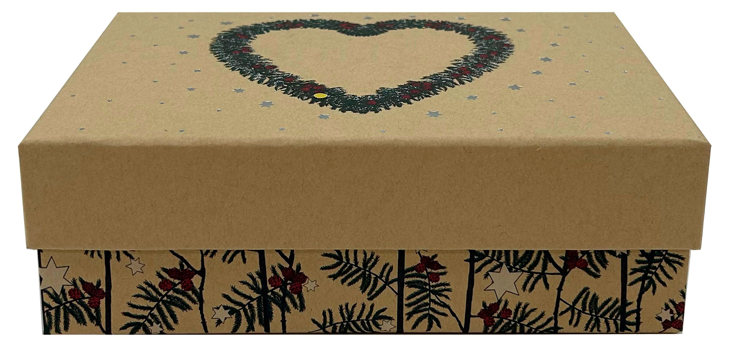 Изображение товара Подарочная коробка 19x13,5x6 см из бумаги и картона с фольгой