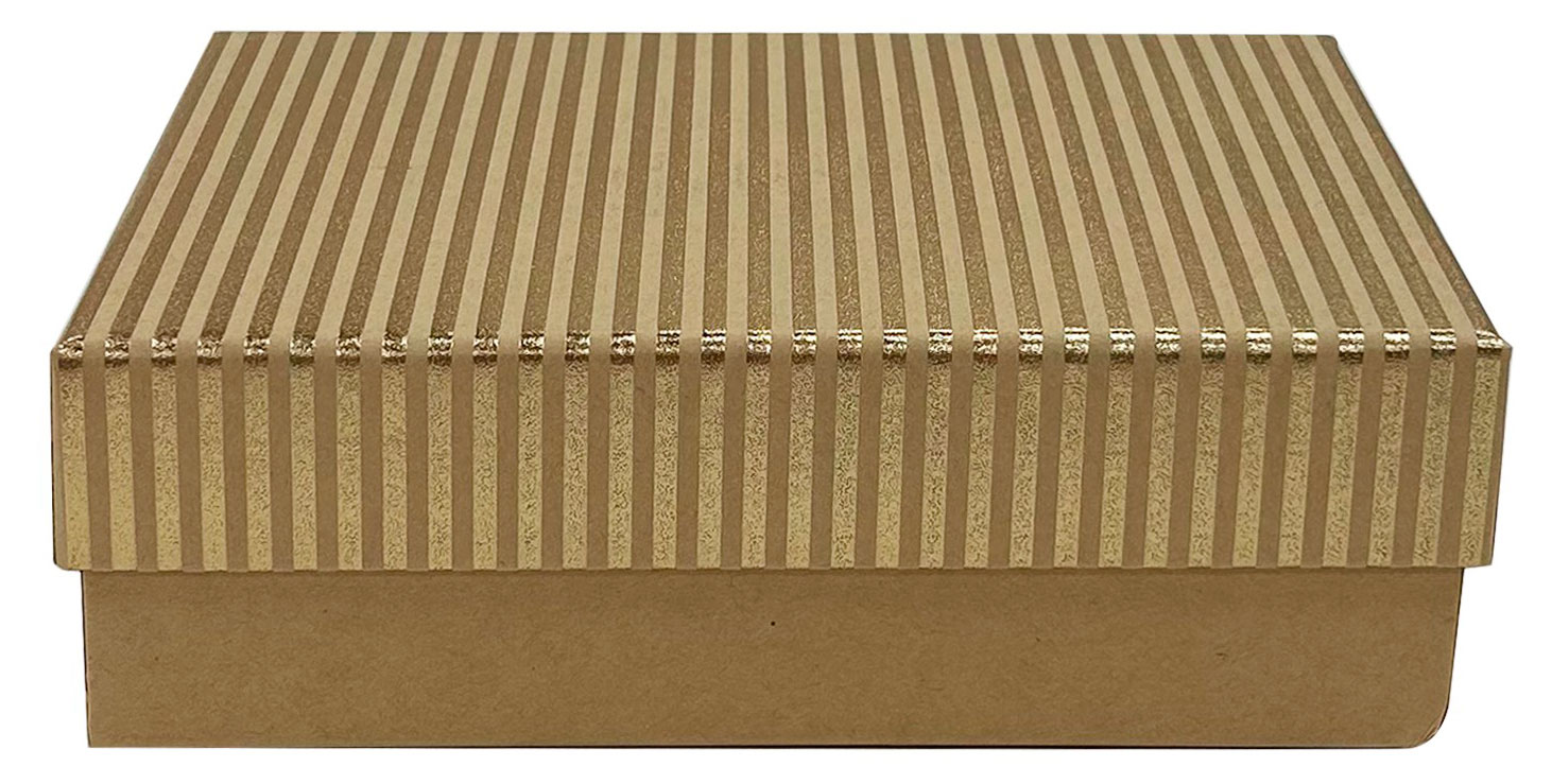 Изображение товара Подарочная коробка 19x13,5x6 см художественная бумага картон фольга