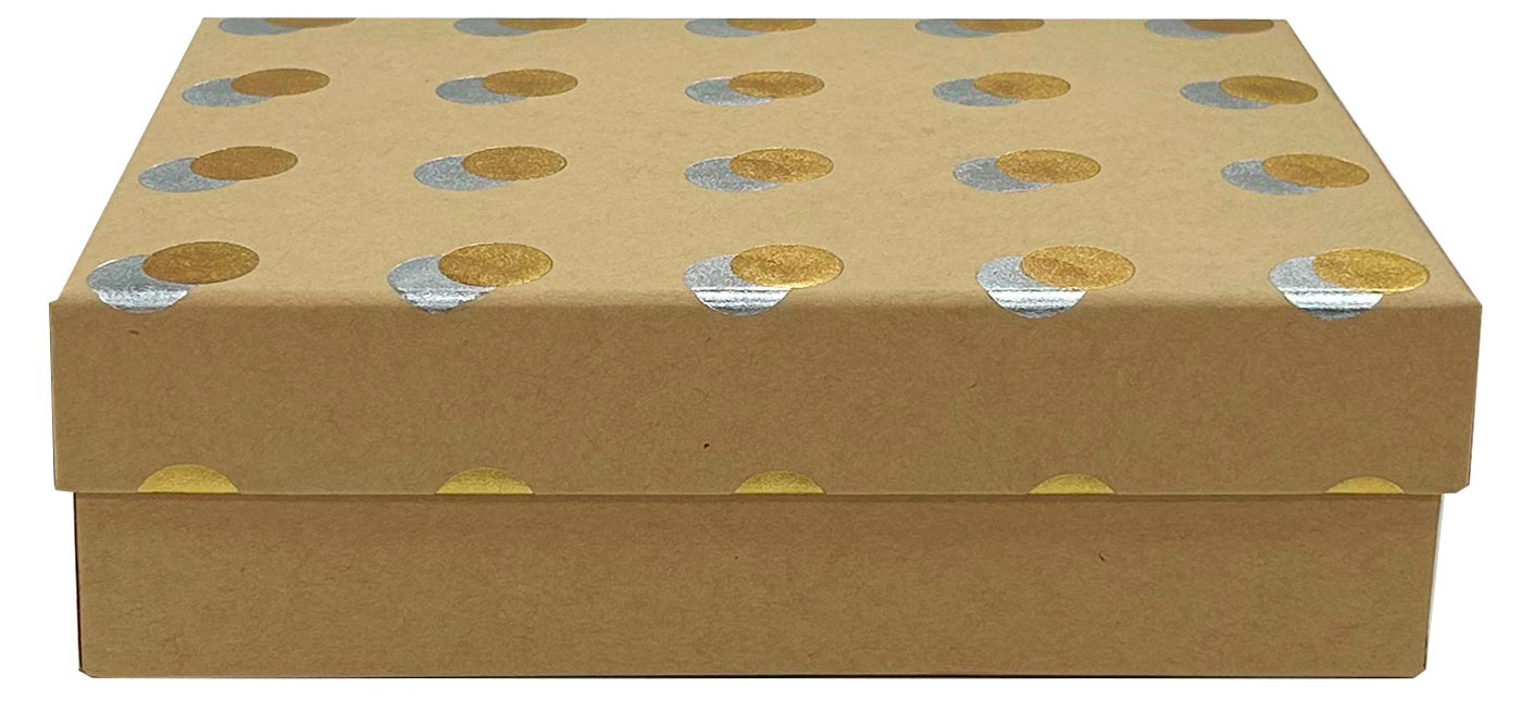 Изображение товара Подарочная коробка 22х16x6,5 см из художественной бумаги и картона