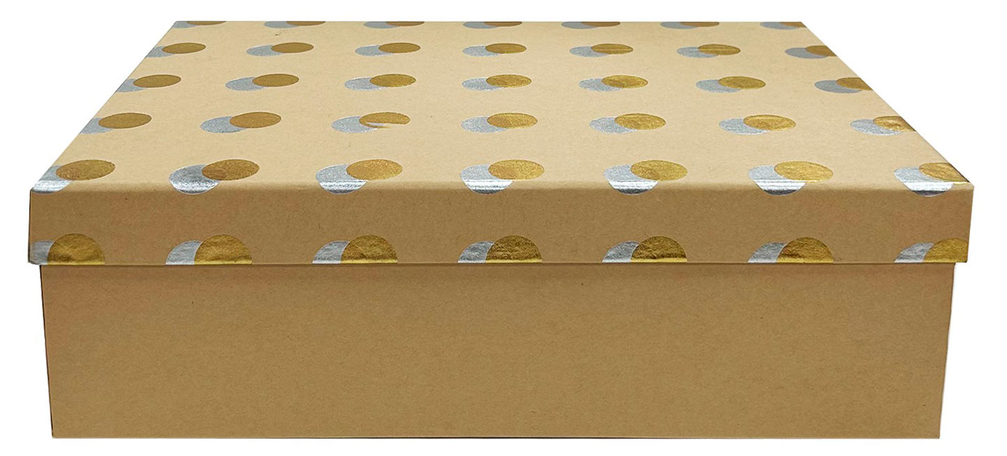 Изображение товара Подарочная коробка 37х27х11 см из художественной бумаги и картона