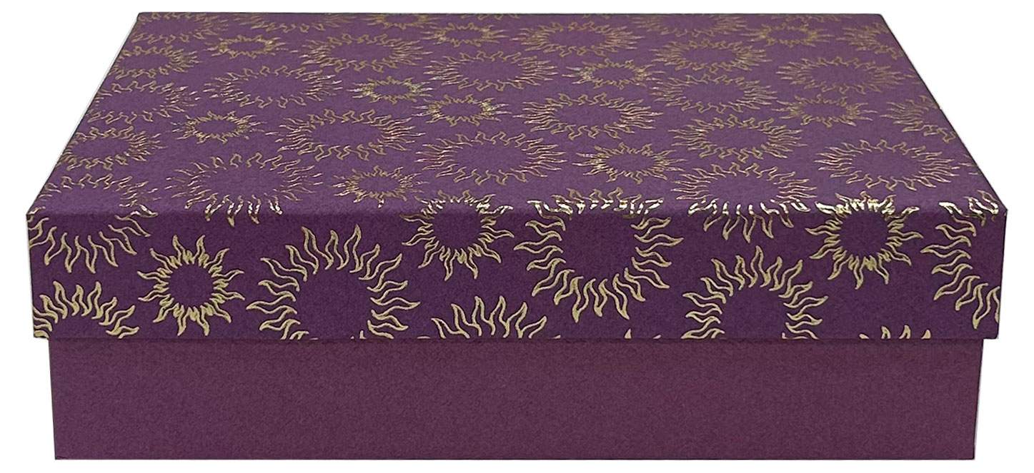 Изображение товара Подарочная коробка Стиль 22х16х6,5 см бумага картон фольга