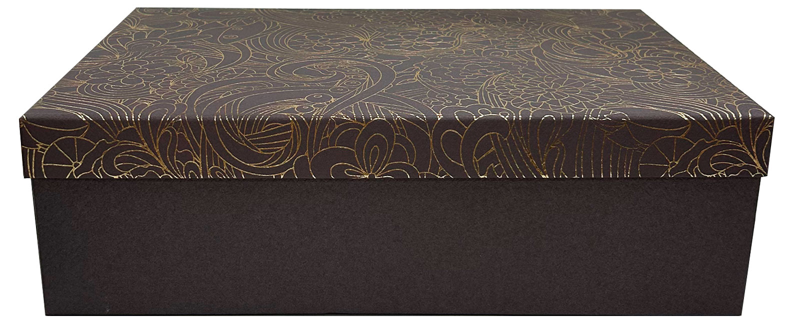 Изображение товара Подарочная коробка Стиль 37х27х11 см бумага картон фольга