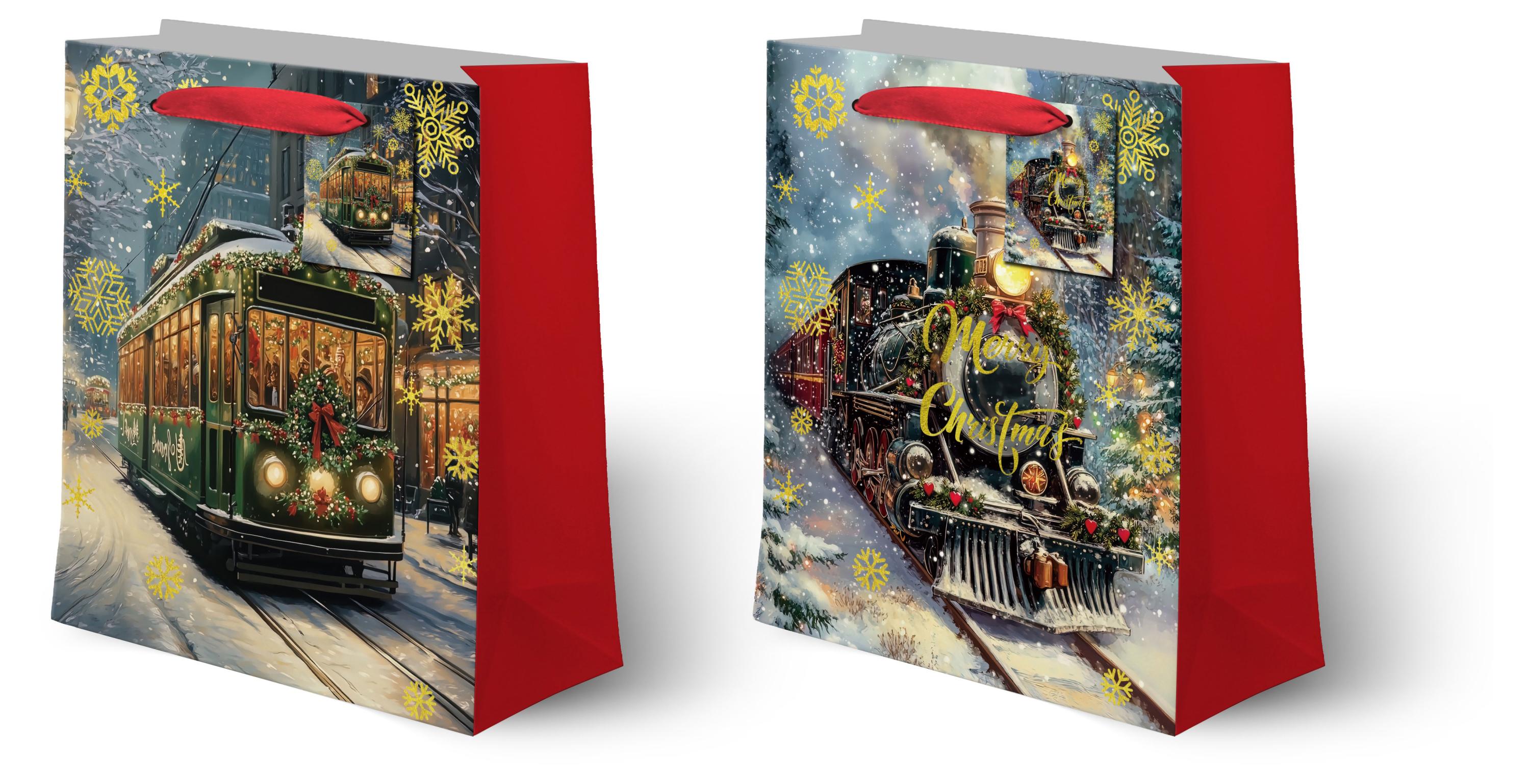 

Пакет подарочный Транспорт, 12х15,5х6,8 см в ассортименте