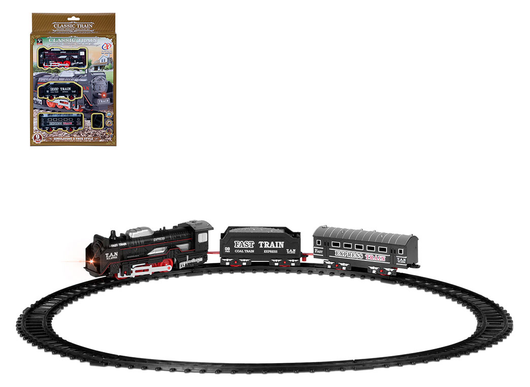 Изображение товара Детская железная дорога с электрическим поездом 83х64х44 см для малышей