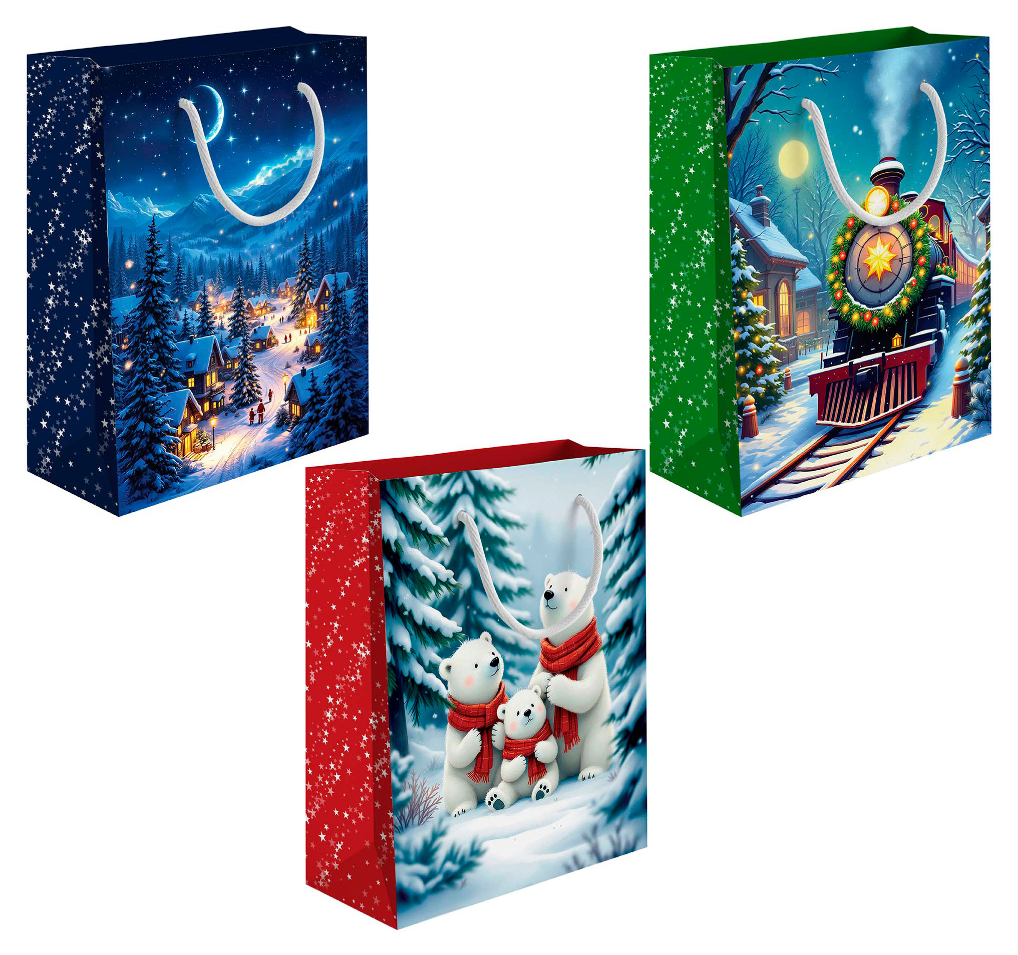 Изображение товара Подарочный глянцевый пакет Волшебство 18x23 см универсальный