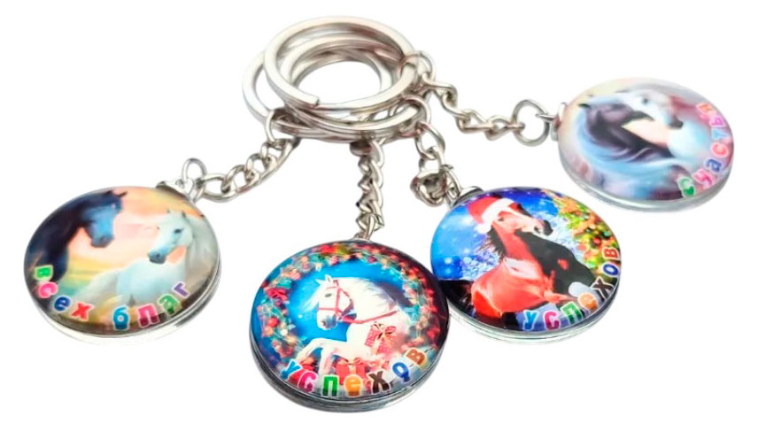 

Брелок BALL MASQUERADE Новогодний конь 3,5 см, 1 шт в ассортименте