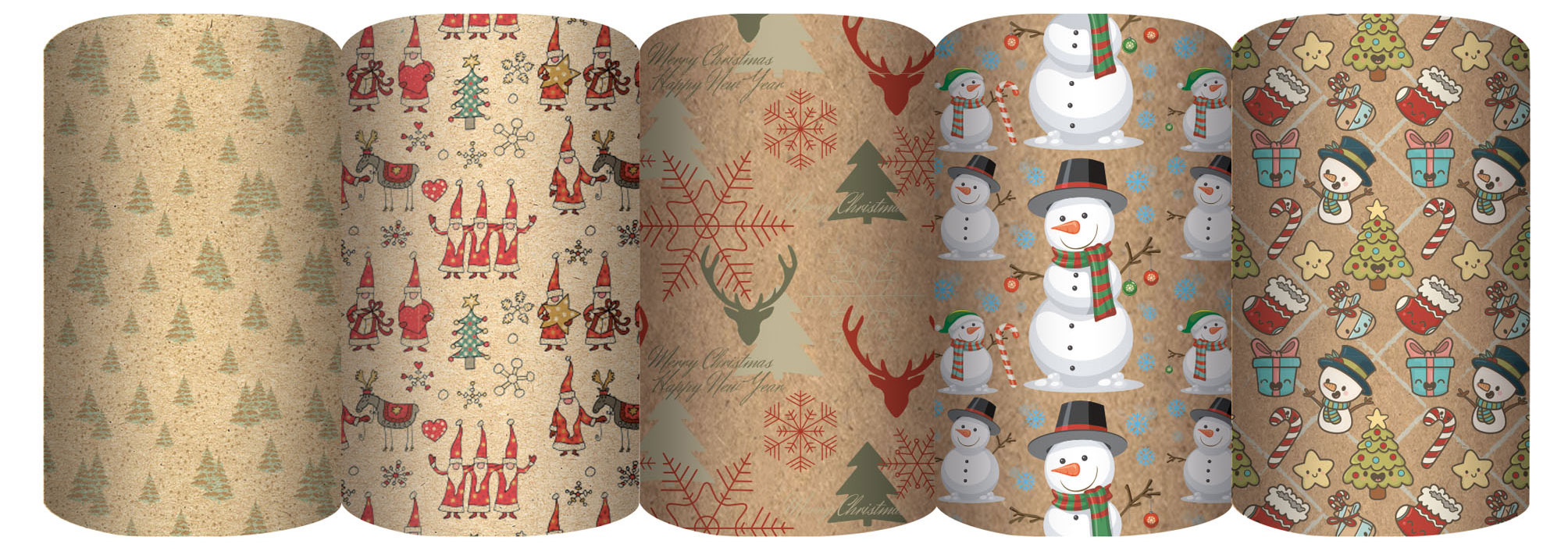 Изображение товара Бумага упаковочная крафт Детская, 70х200 см 1 шт в ассортименте