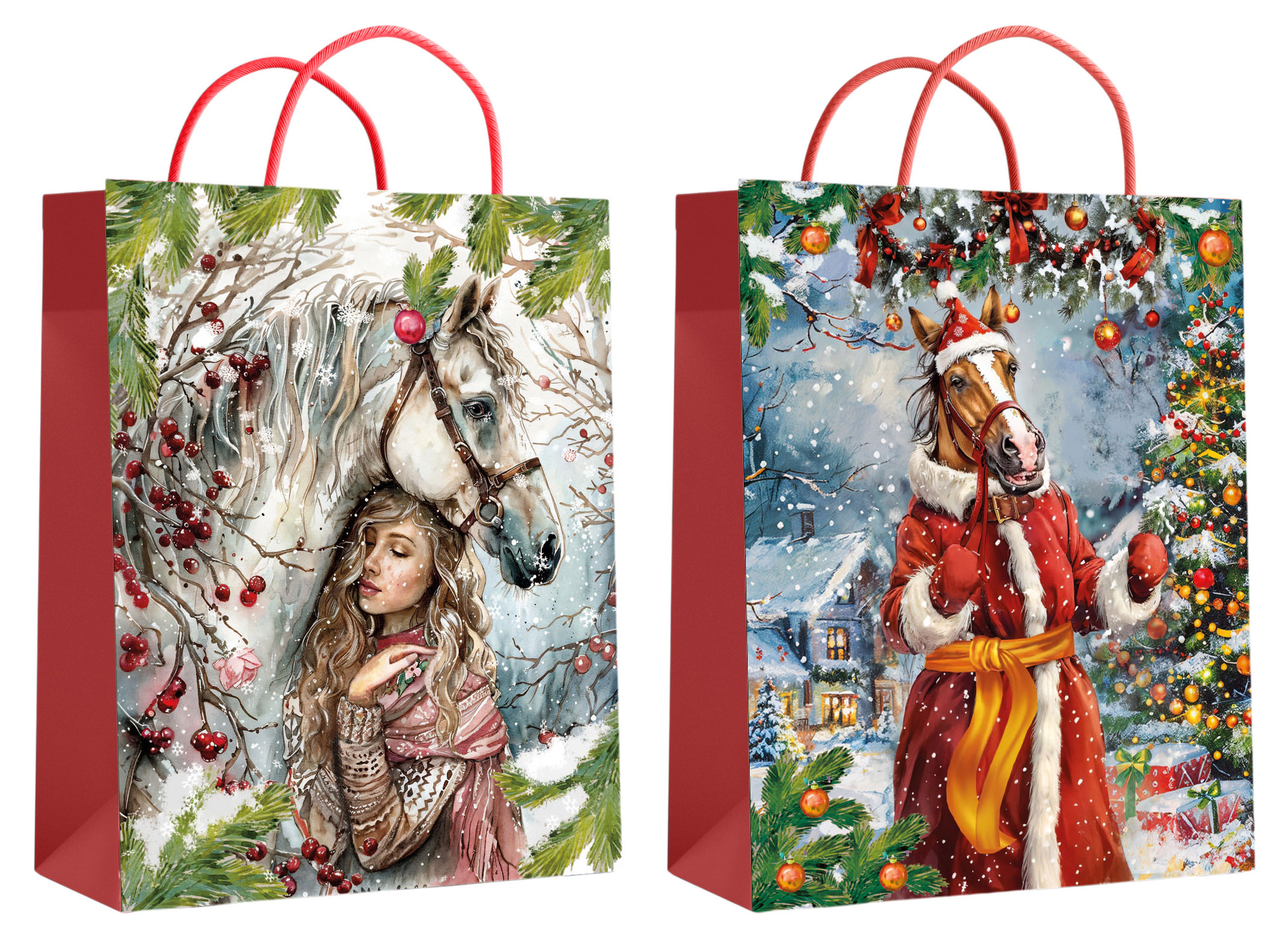 Изображение товара Подарочный пакет Centrum Символ года 11х14х6 см ламинированный