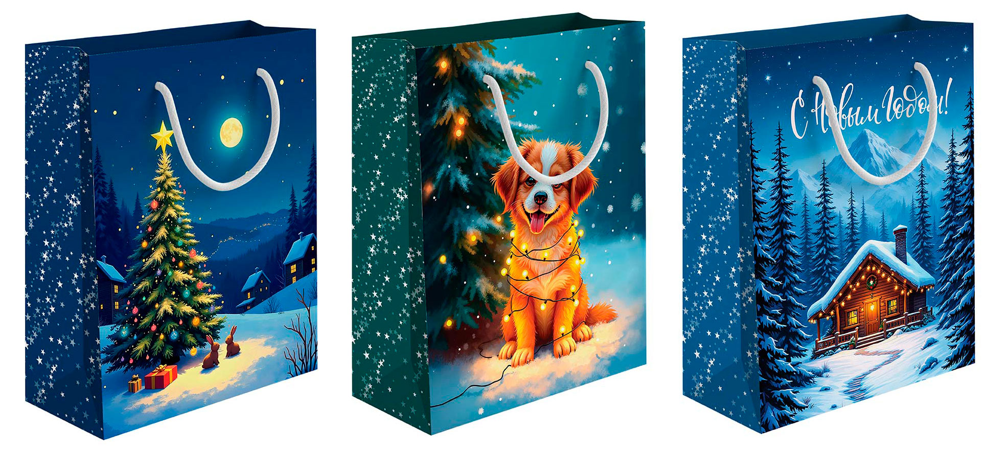 

Пакет подарочный Волшебство, 26х32 см 1 шт в ассортименте