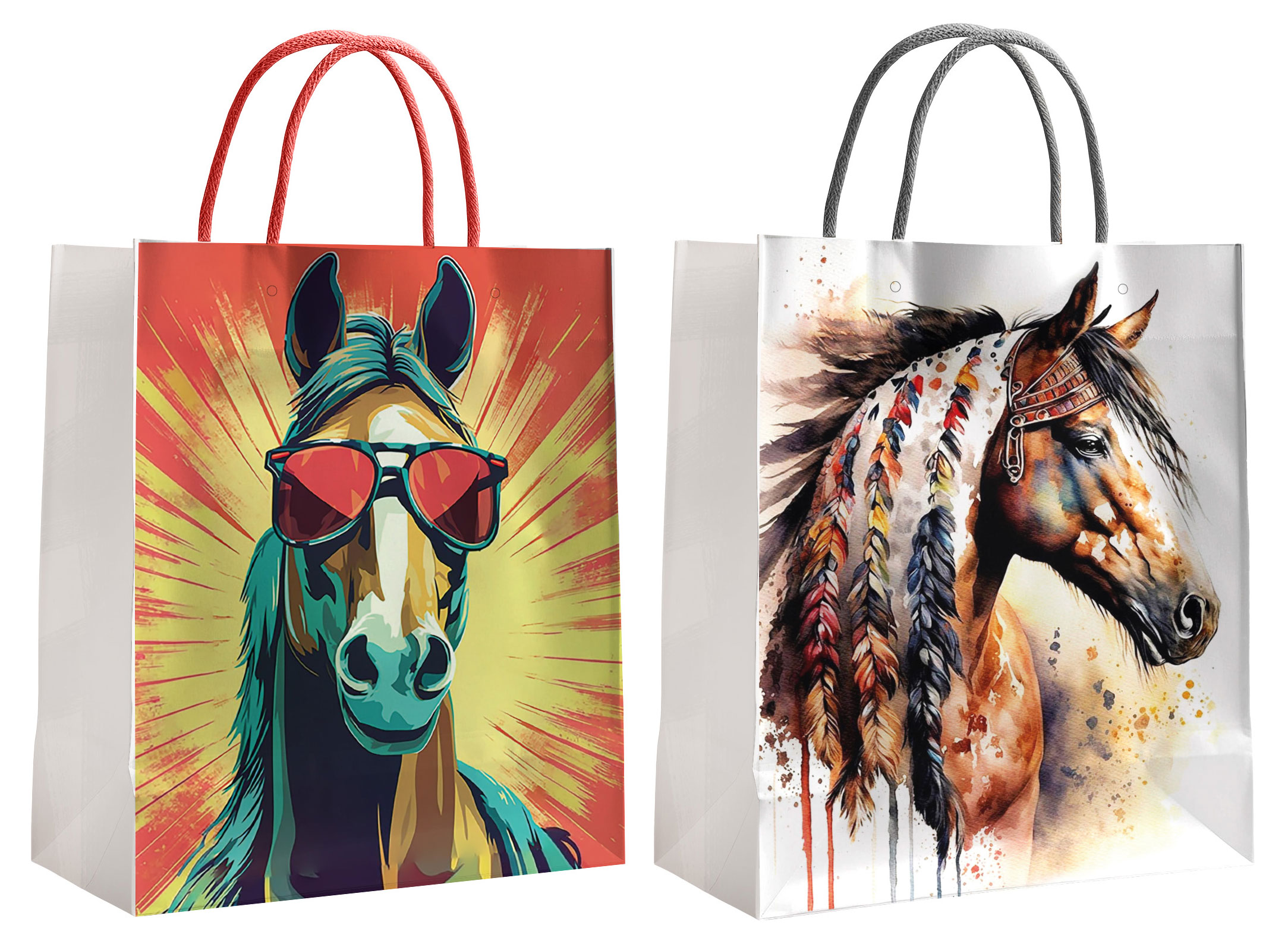 Изображение товара Пакет подарочный Centrum крафт Символ года, 18х23х10 см 1 шт в ассортименте