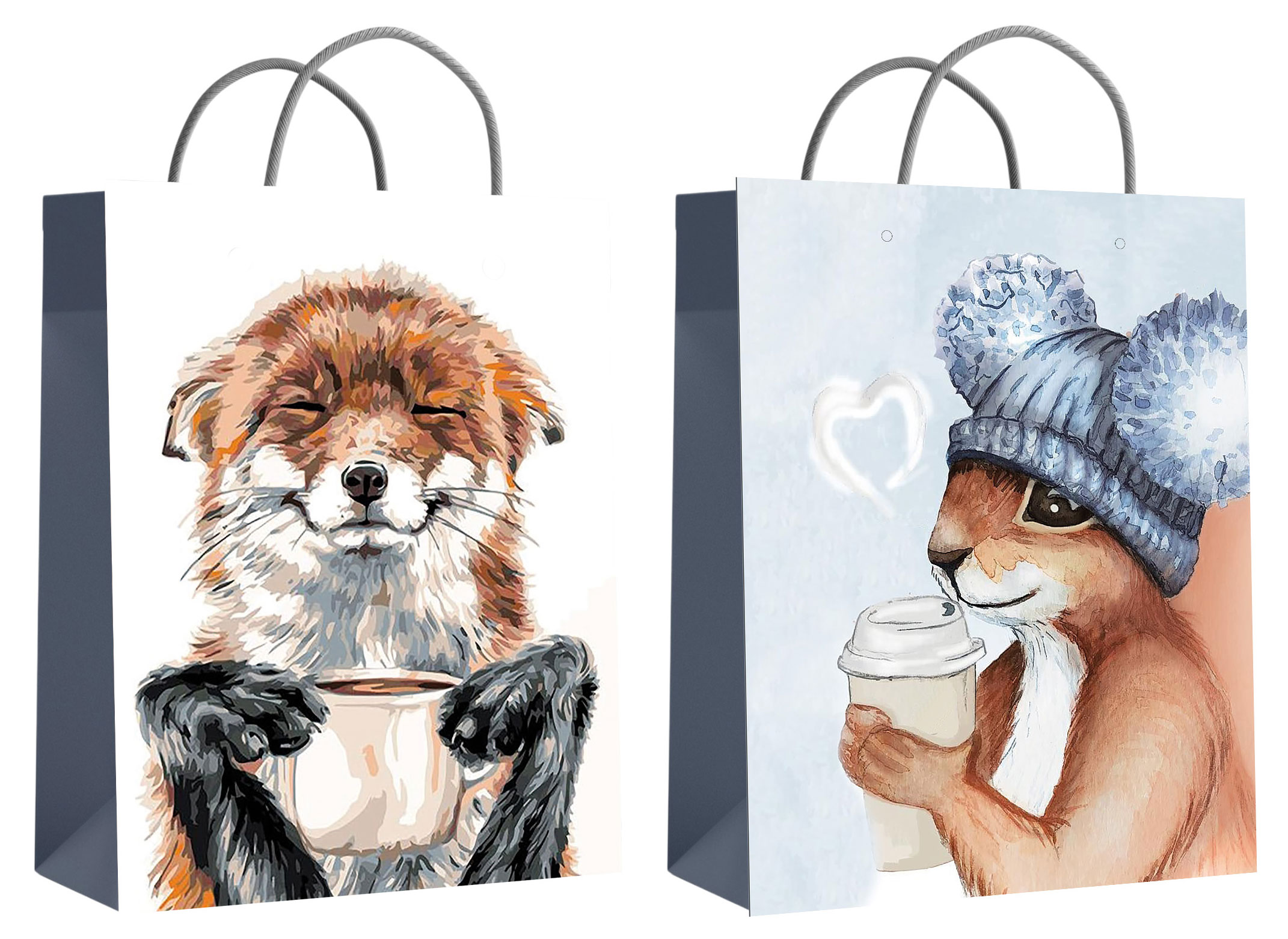 Изображение товара Пакет подарочный Centrum Новогодняя сказка, 18х23х10 см 1 шт в ассортименте