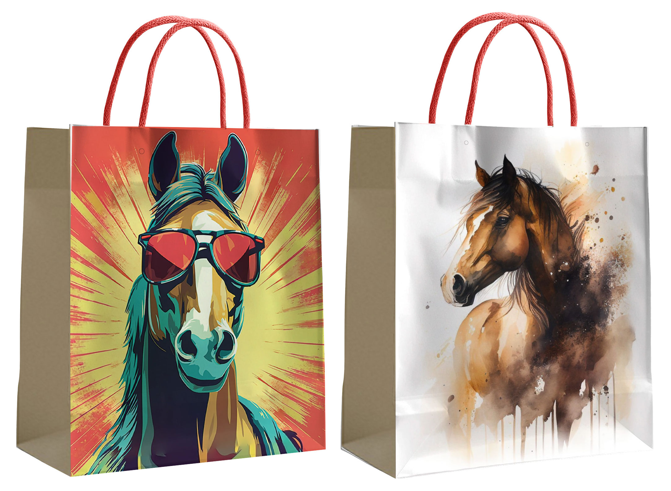 Изображение товара Подарочный пакет Centrum крафт Символ года 26х32х12 см коричневый