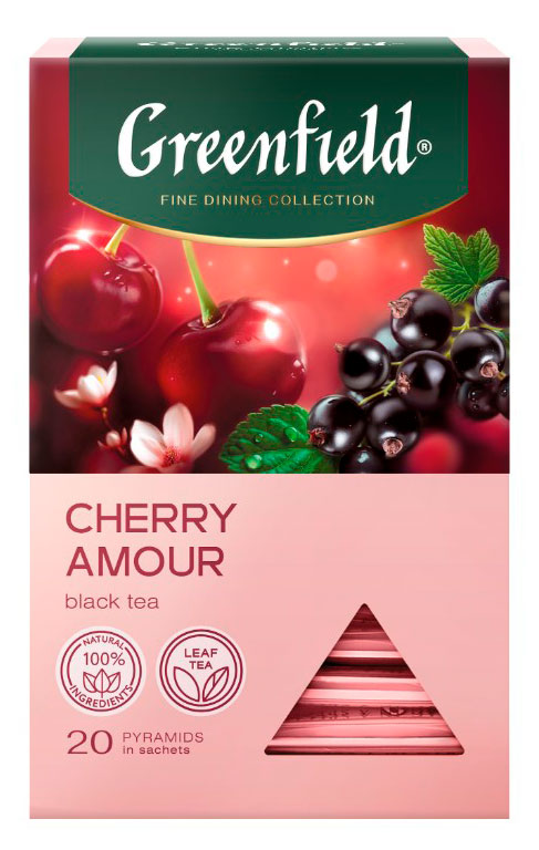

Чай черный Greenfield Cherry Amour, 20 пакетиков