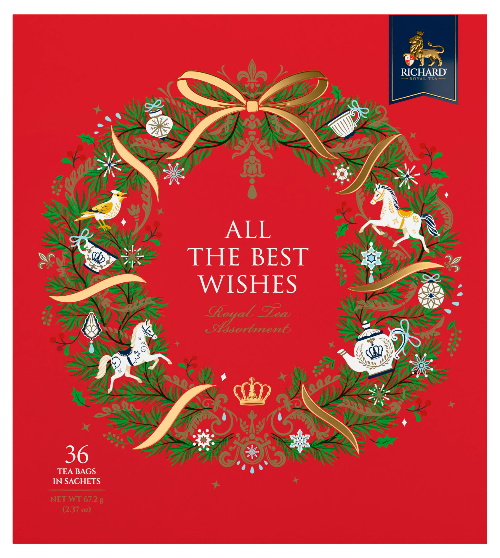 Изображение товара Набор чая RICHARD All The Best Wishe Ассорти, 36 сашета
