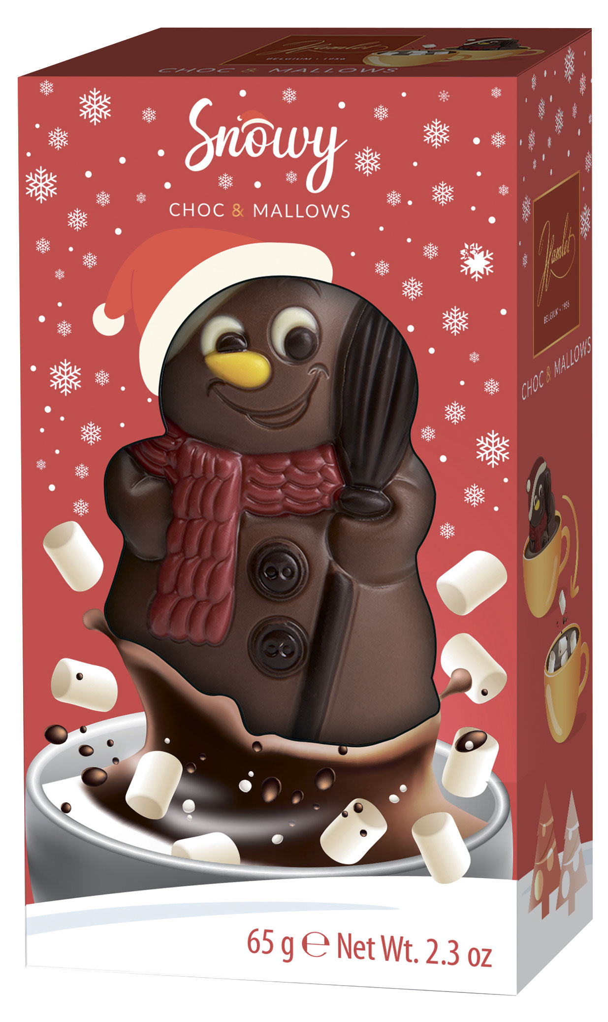 

Бомбочка шоколадная Hamlet Снеговик с зефиром, 65 г