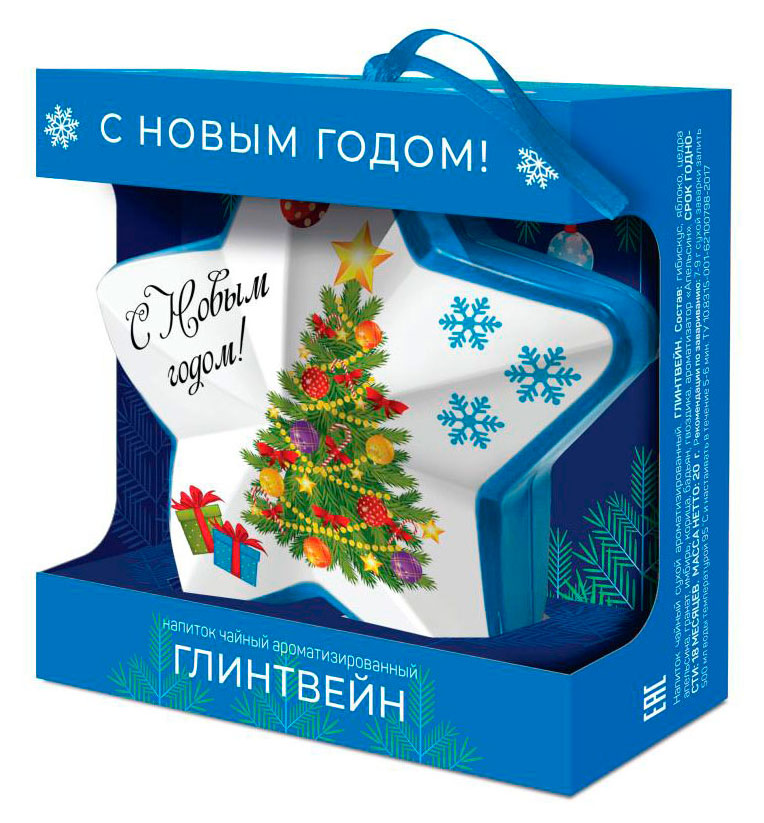 

Чайный напиток TEACO Звезда новогодняя Глинтвейн, 20 г