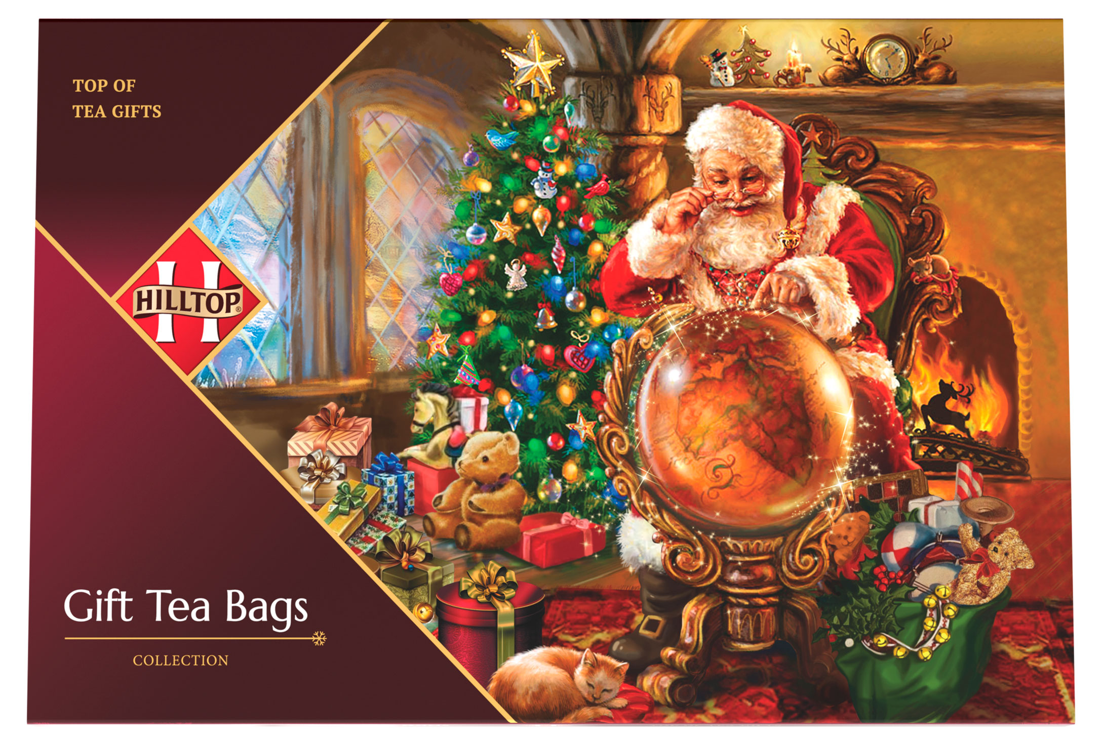 Изображение товара Набор чая Hilltop Подарок со вкусом микс, 45 пакетиков