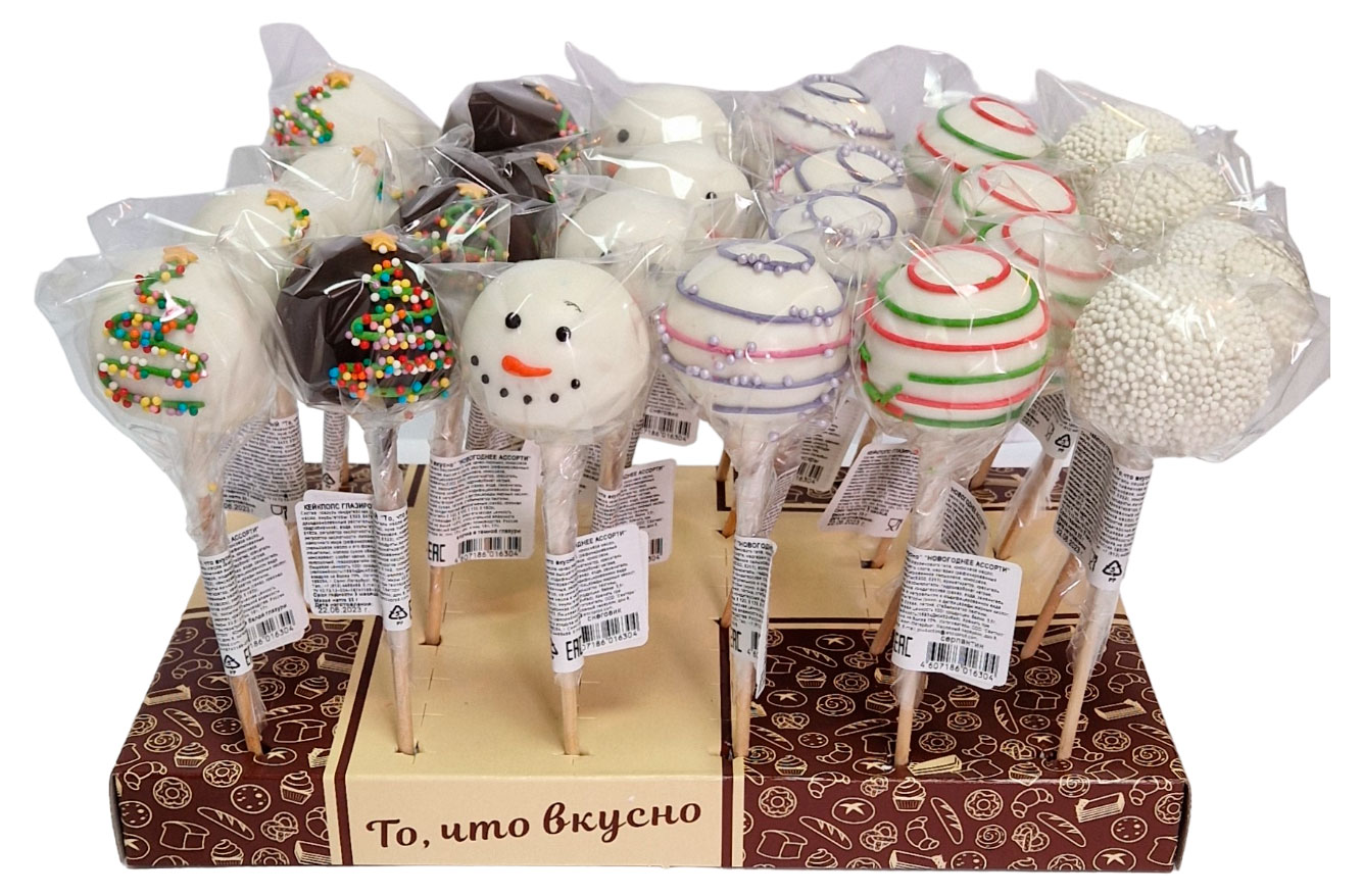 

Кондитерское изделие Lenco Кейкпопс, 33 г 1 шт в ассортименте