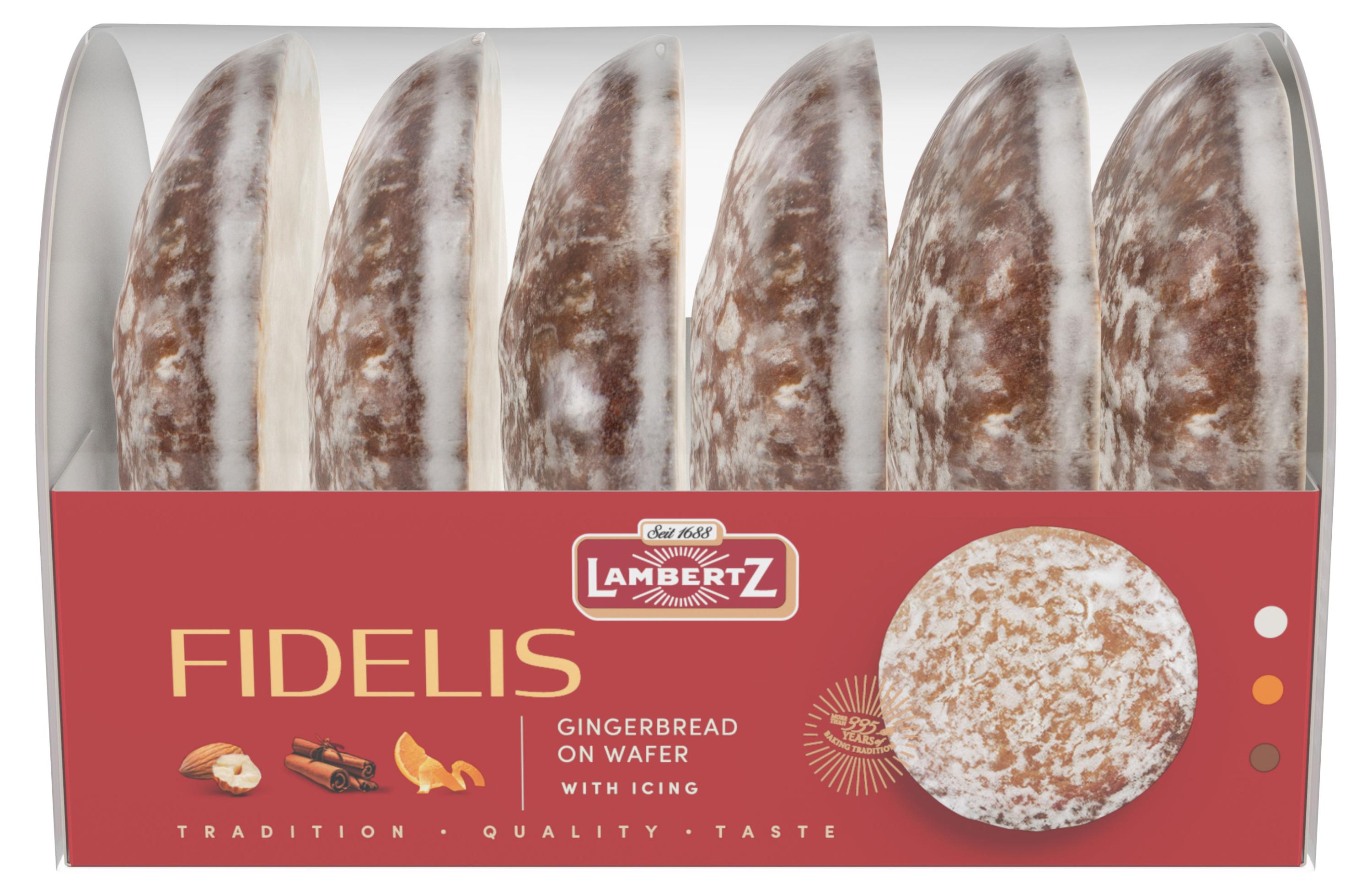 

Пряники имбирные Lambertz на вафлях глазированные, 200 г