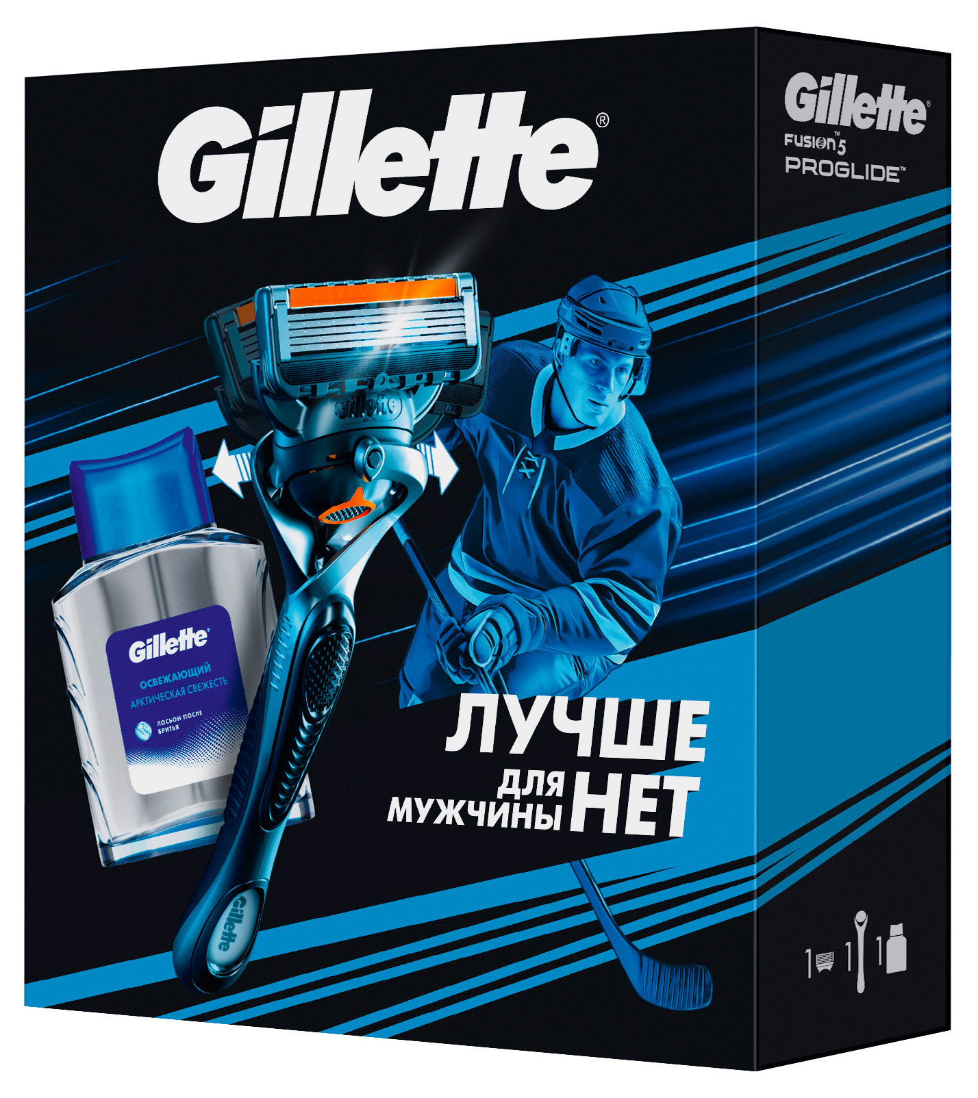 Изображение товара Подарочный набор для мужчин Gillette Fusion5 ProGlide с лосьоном 50 мл