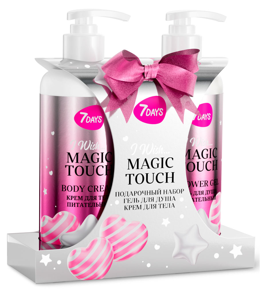 Изображение товара Подарочный набор 7Days Magic Touch гель для душа и крем для тела 400 мл