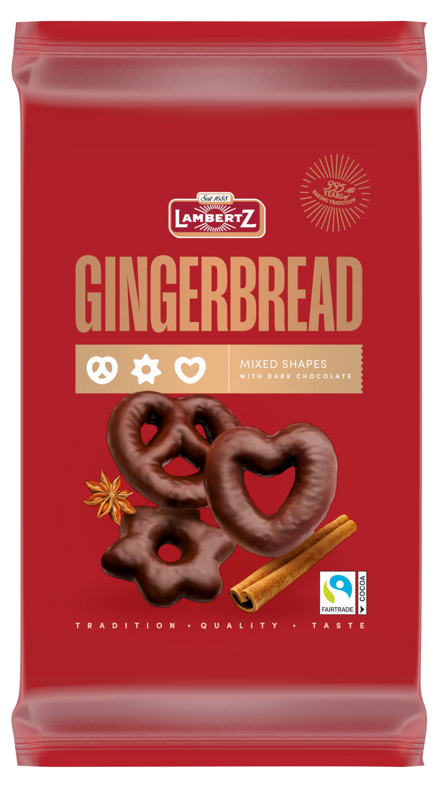 

Пряники Lambertz фигурные в темном шоколаде, 400 г