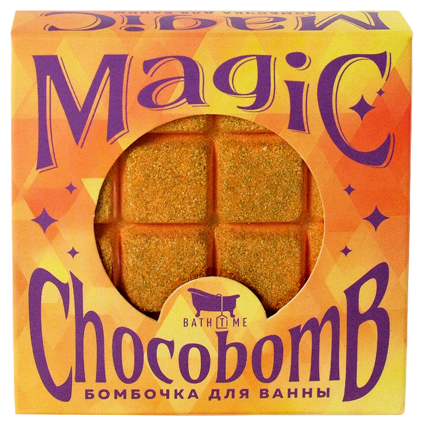 

Бомбочка для ванны BathTime Magic ChocoBomb оранжевая, 150 г