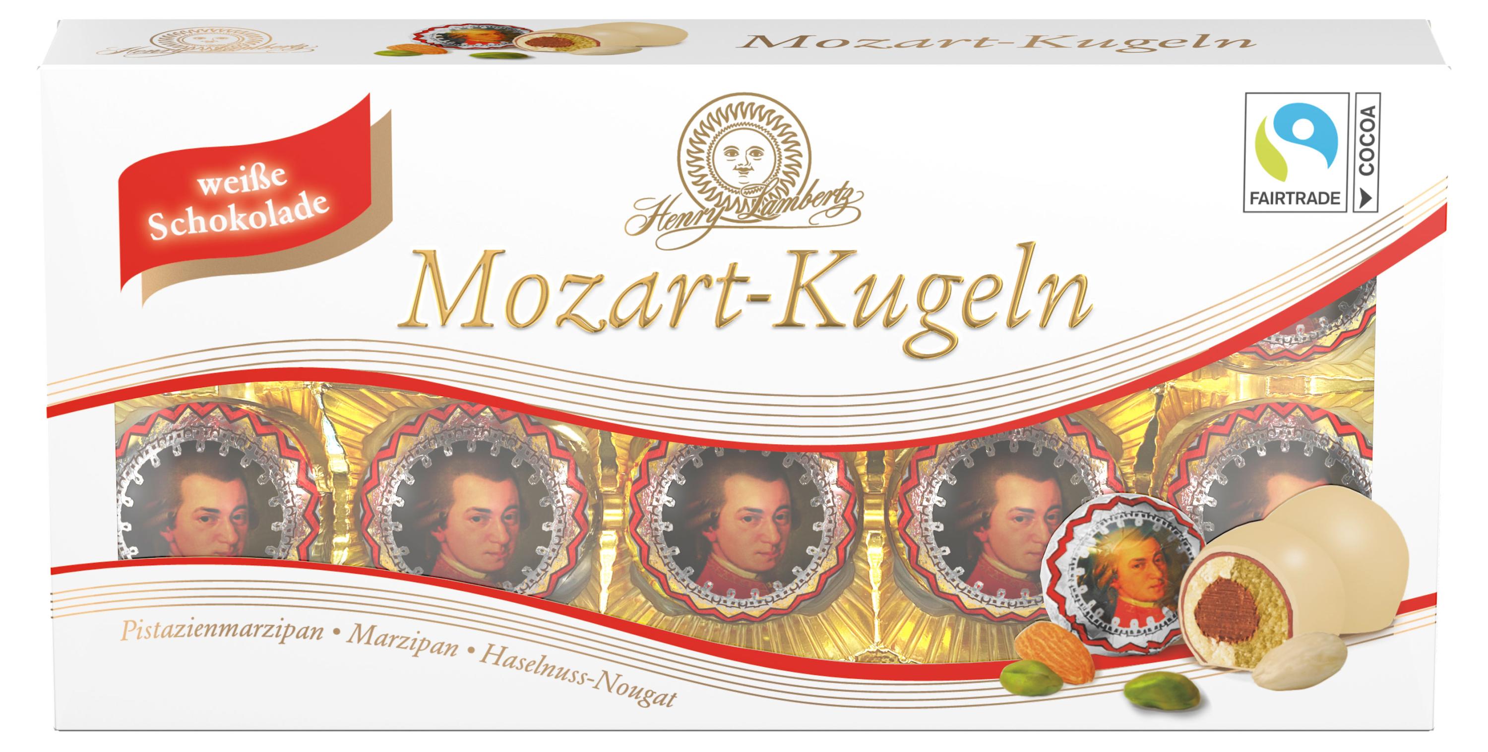

Конфеты Lambertz Mozart с марципаном в белом шоколаде, 200 г