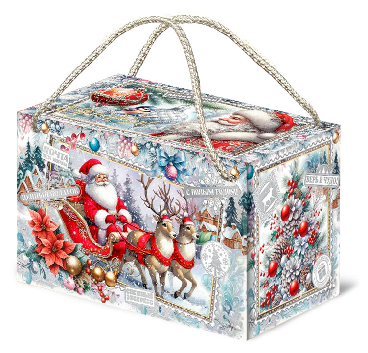 

Подарок новогодний сладкий Новогодние гуляния, 600 г в ассортименте