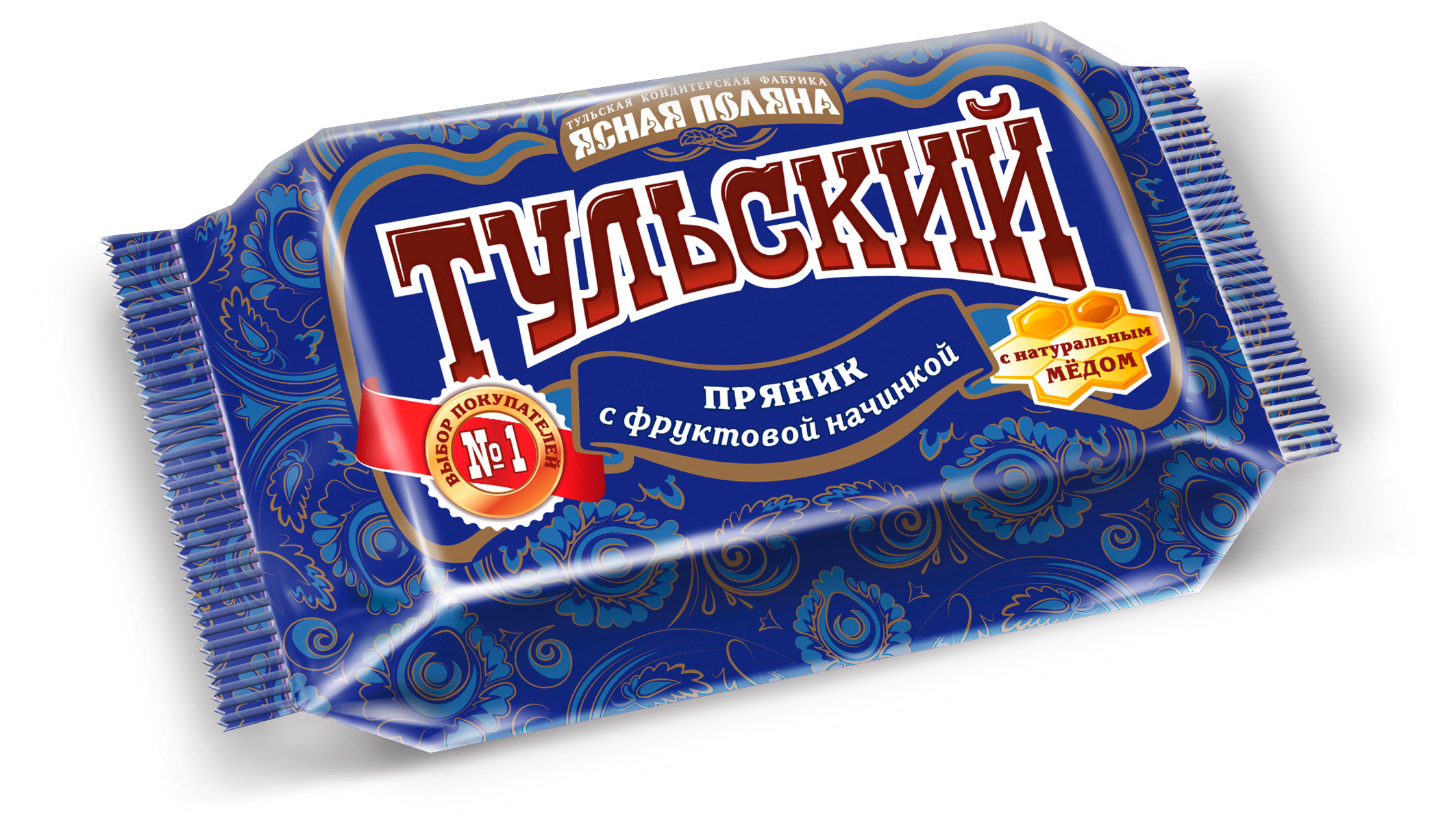 

Пряник Ясная Поляна Тульский с фруктовой начинкой, 45 г