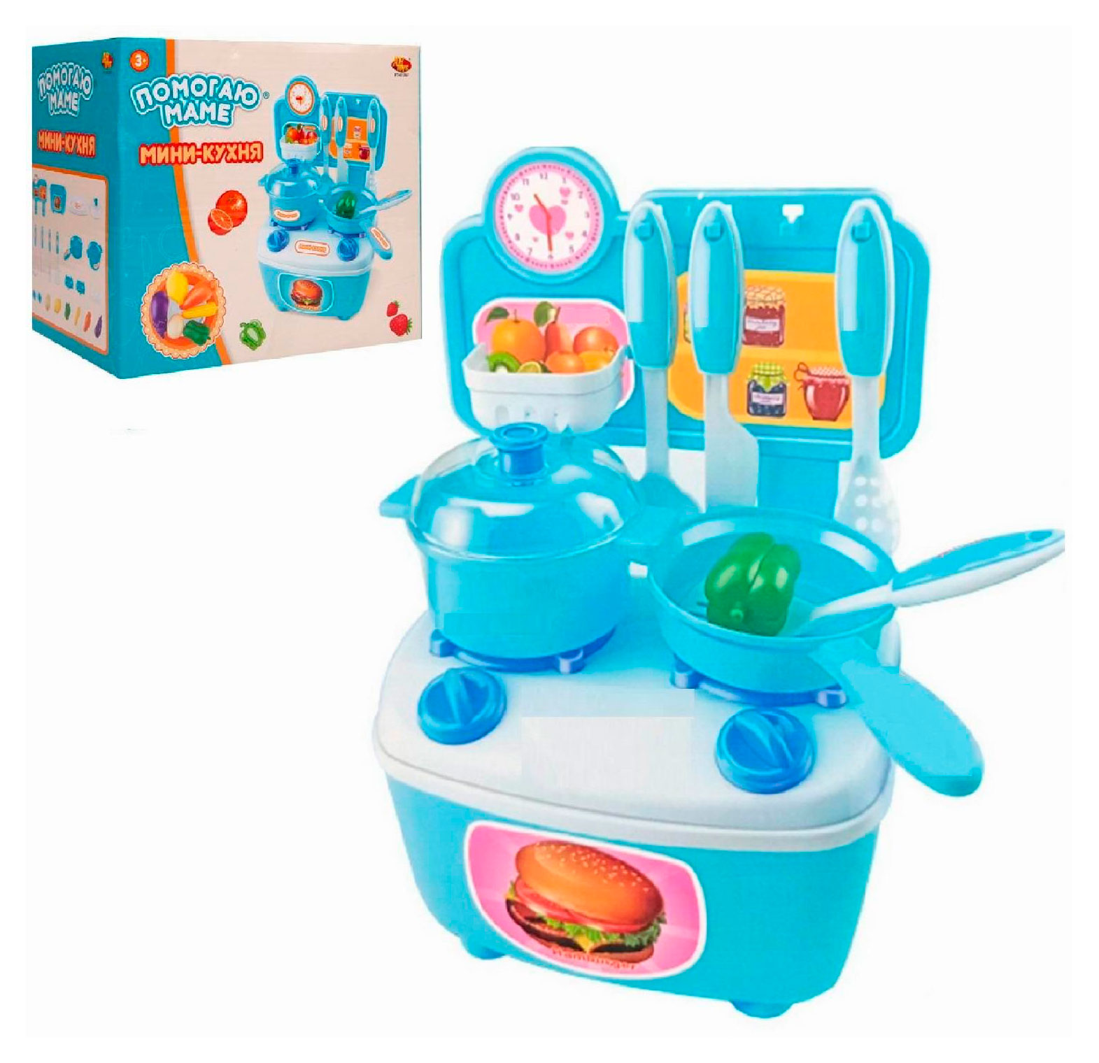 Изображение товара Игровой набор кухня Abtoys Помогаю Маме мини для девочек от 3 лет