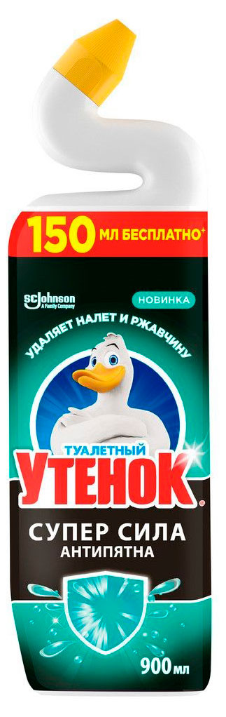 Изображение товара Чистящее средство для унитазов Туалетный Утенок Гель Антипятна 0.9 л