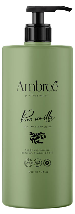 

Гель для душа Ambree professional Pure Vanilla, 1 л