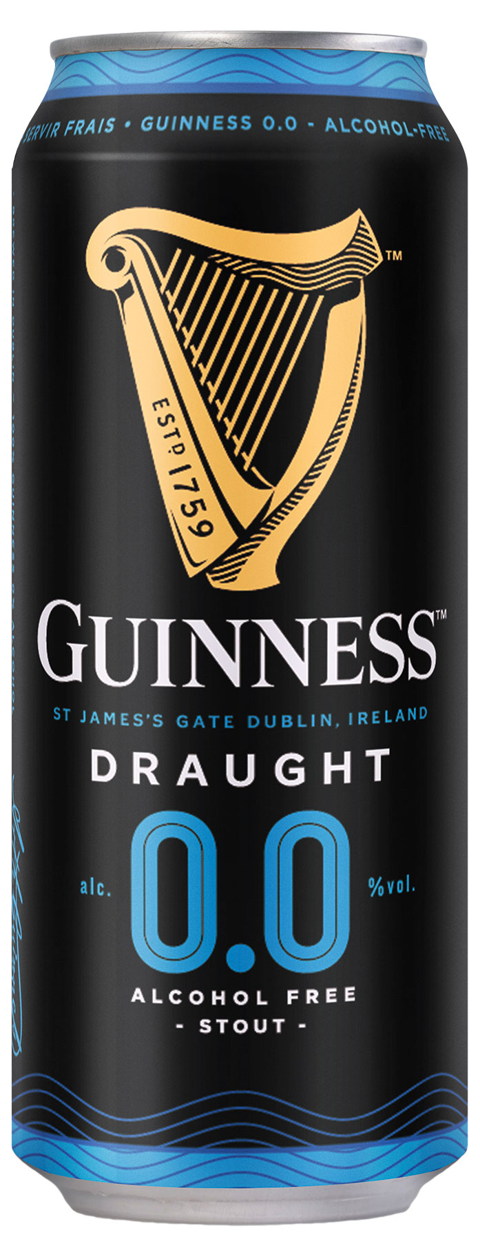 Изображение товара Безалкогольное пиво Guinness Draught 0.44 л жестяная банка