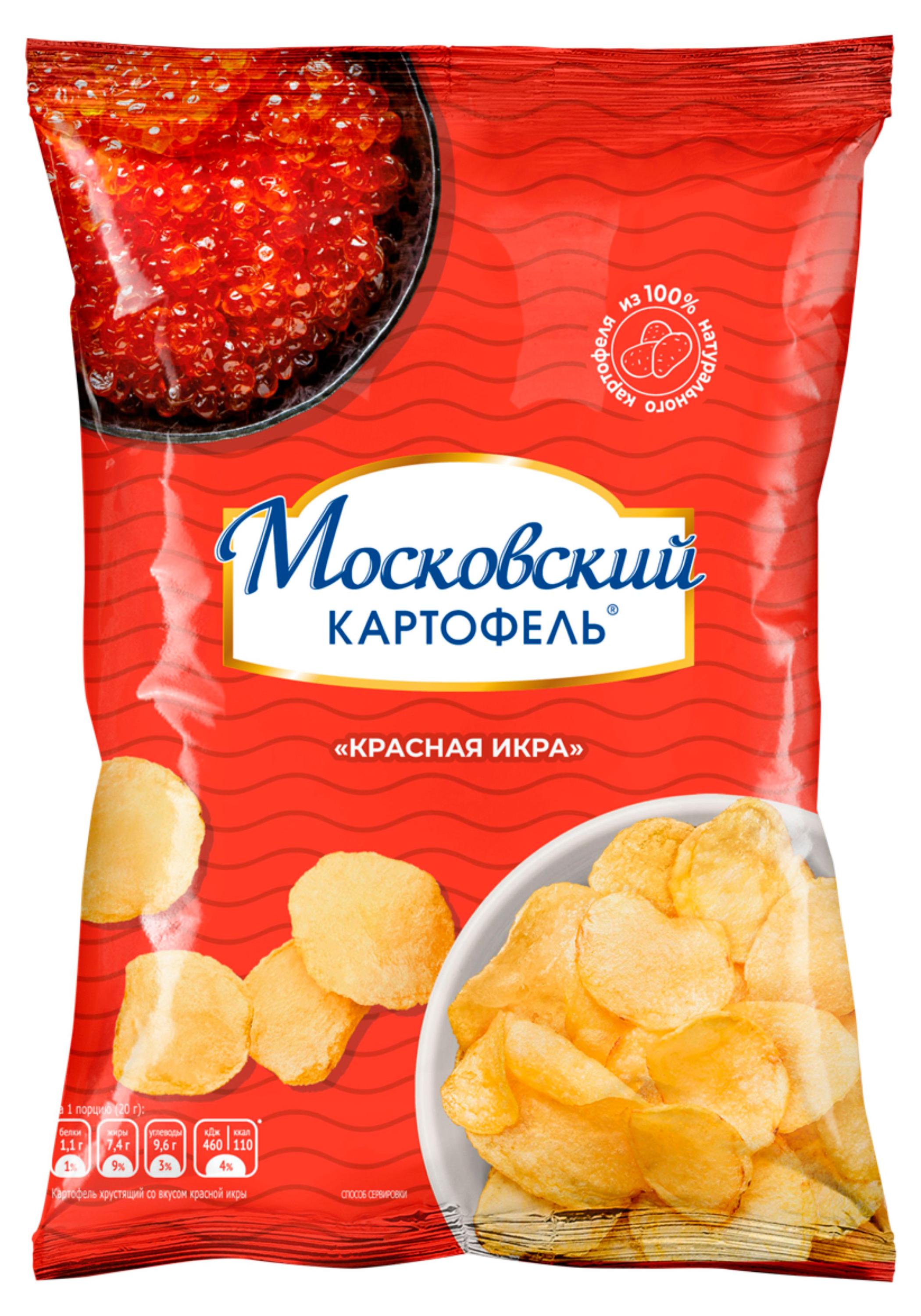 

Чипсы картофельные Московский Картофель Красная икра, 110 г