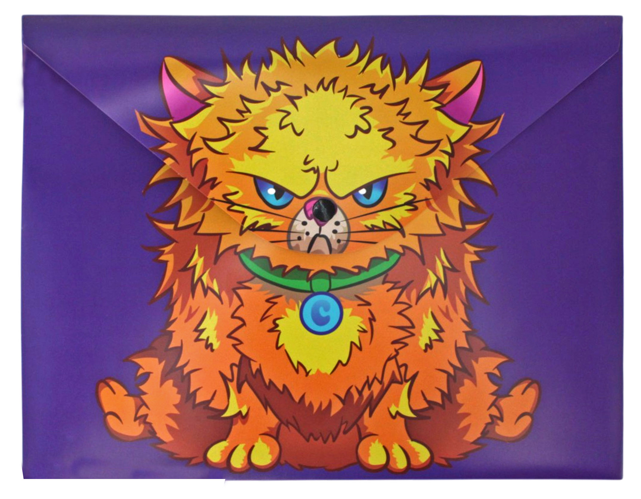 

Папка-конверт Centrum А4 на кнопке, 1 шт в ассортименте