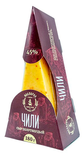 Изображение товара Полутвердый сыр Чили Макларин 180 г с острым перцем для гурманов