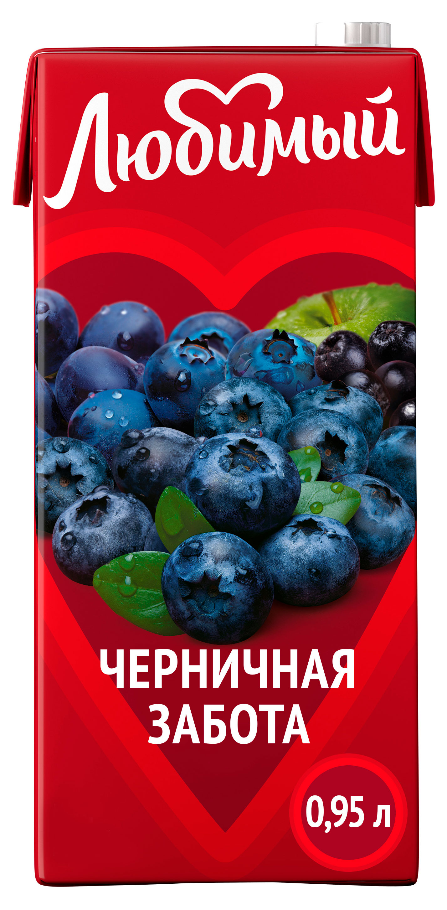 

Напиток сокосодержащий Любимый Черничная забота, 950 мл