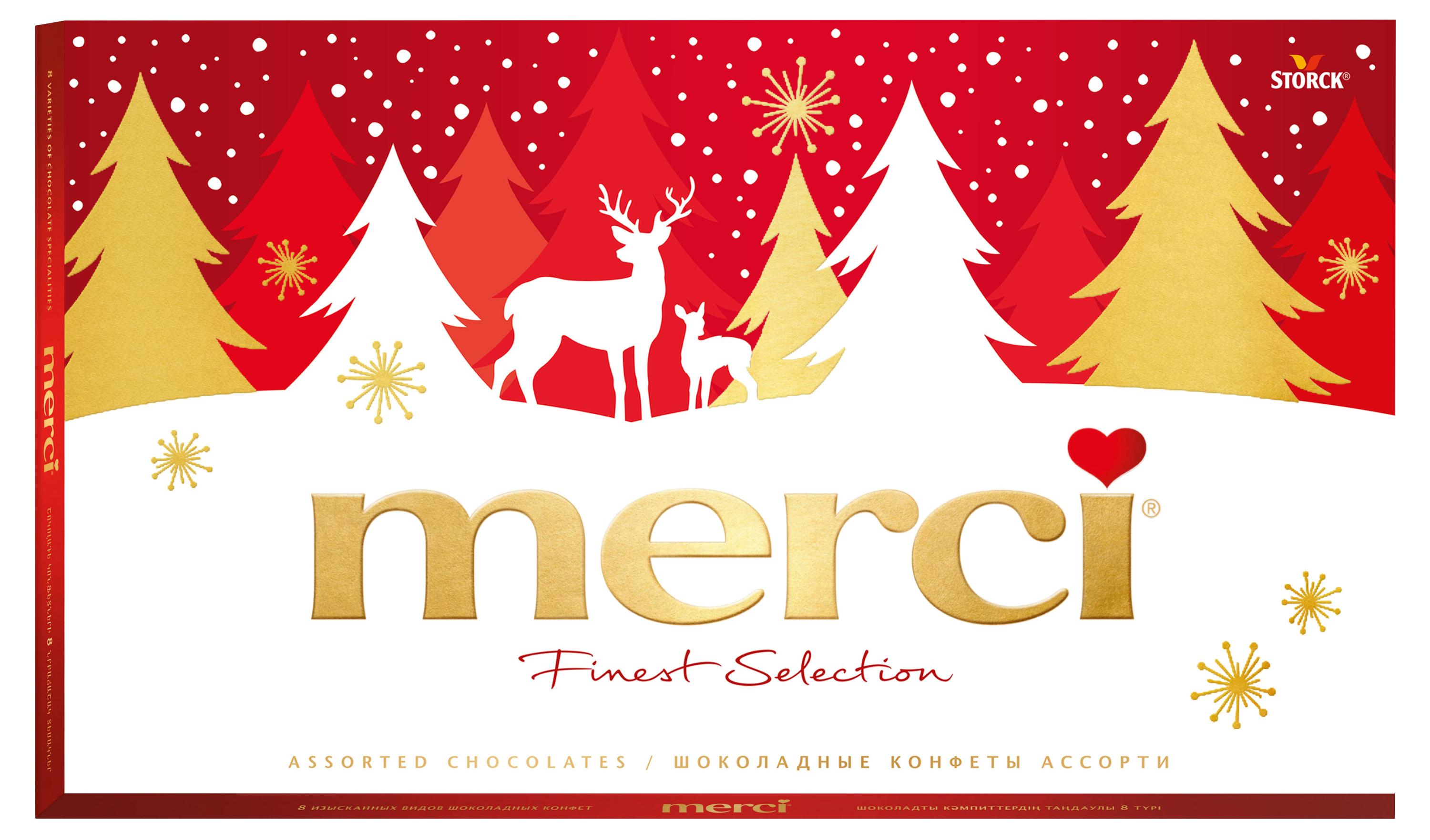 

Набор конфет Merci шоколадное ассорти Германия, 400 г