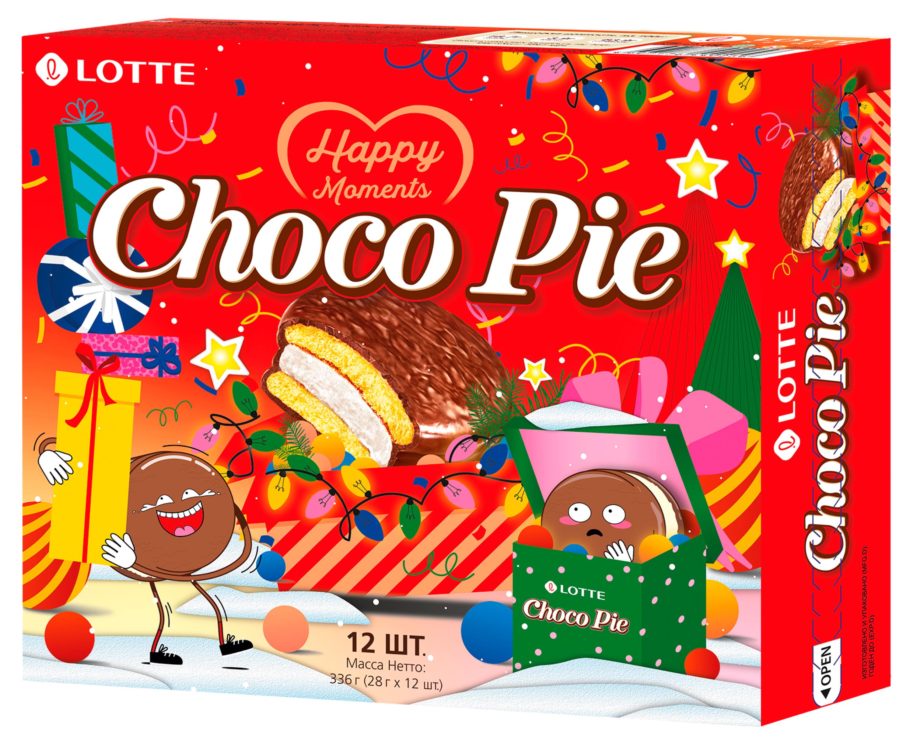 

Печенье Lotte ChocoPie в глазури, 336 г