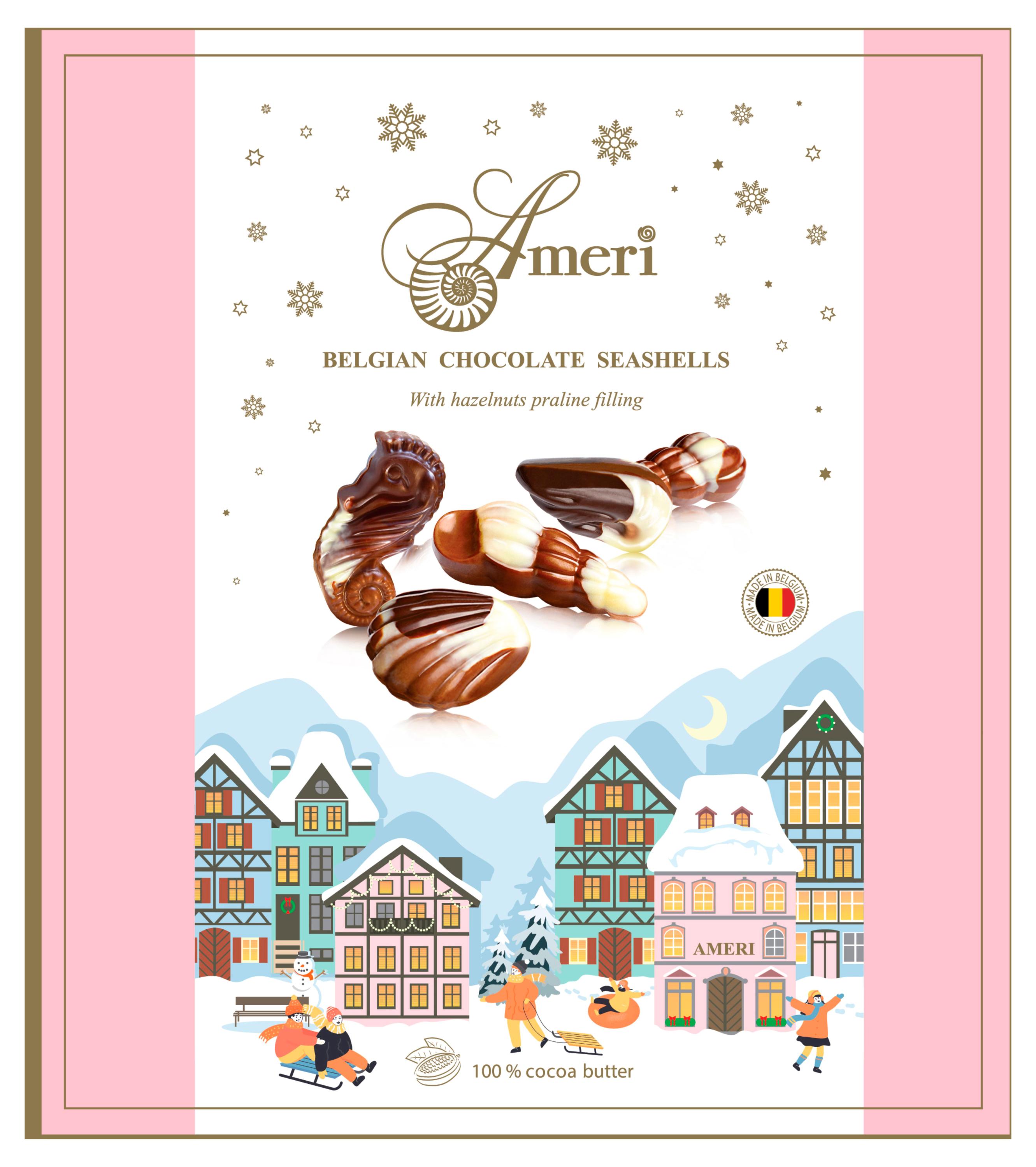 Изображение товара Конфеты Ameri шоколадные с начинкой пралине, 250 г